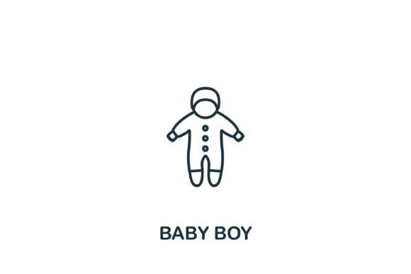 Baby Boy Icon – A Versatile Graphic for Modern Web Design