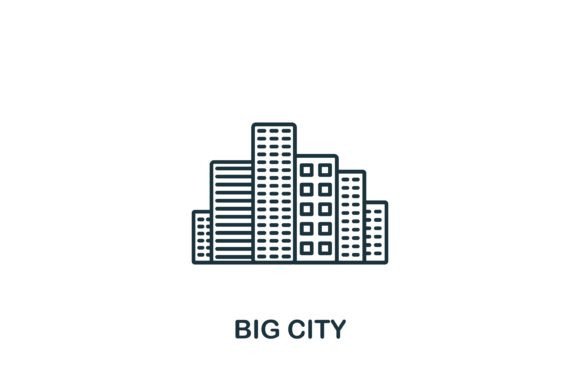 Big City Icon: A Modern Graphic for Local Business Branding
