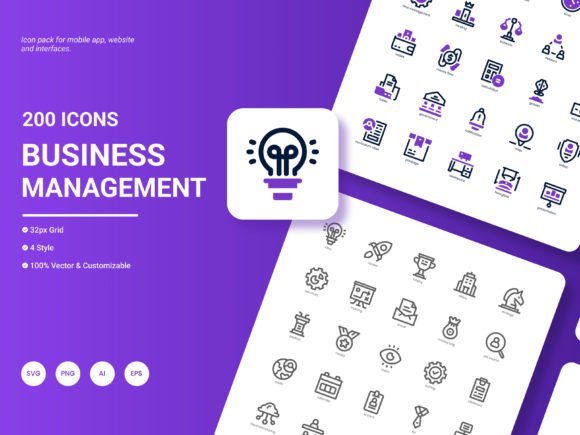 Business Management Icon Pack: A Designer's Perspective on Graphics and Icons