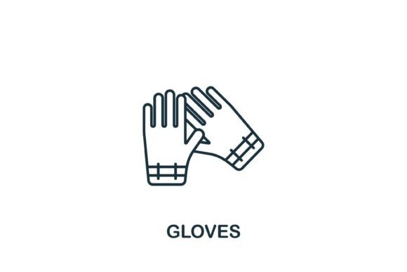Gloves Icon – A Versatile Graphic for Local Business Branding