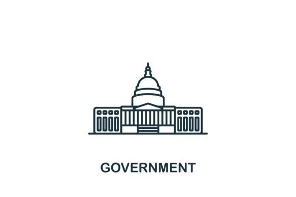 Government Icon: A Versatile Graphic Asset for Design Projects