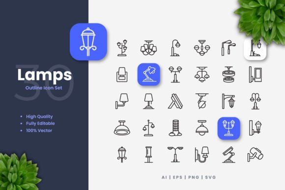Lamps Icons: A Versatile Embroidery Design Review