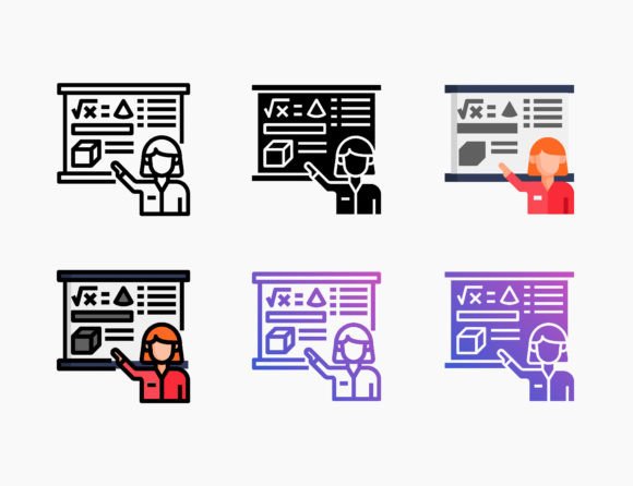 Lecture Education Icon for Local Business Graphics