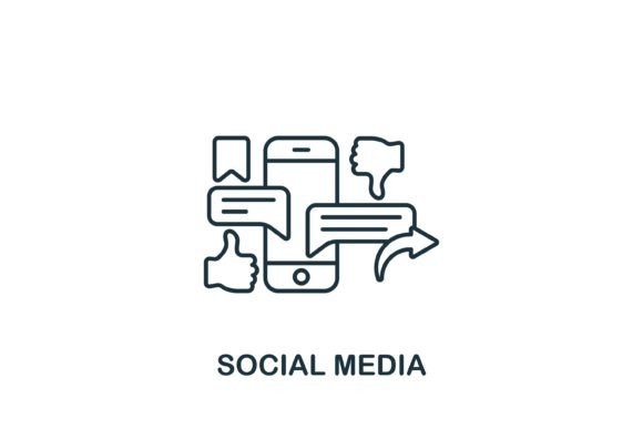 Social Media Icon Graphics for Handmade Creations