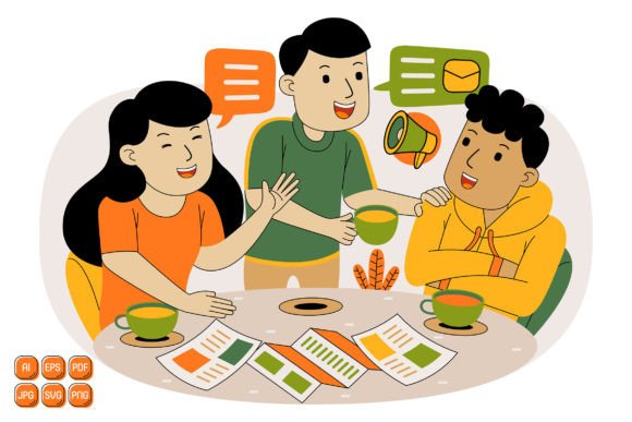 Teamwork Vector Illustration 06 Review