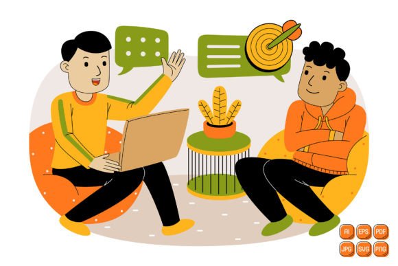 Teamwork Vector Illustration 19 Review